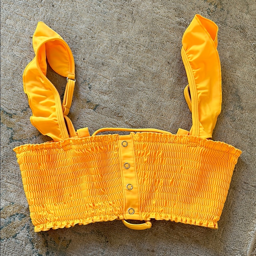 Yellow bikini top